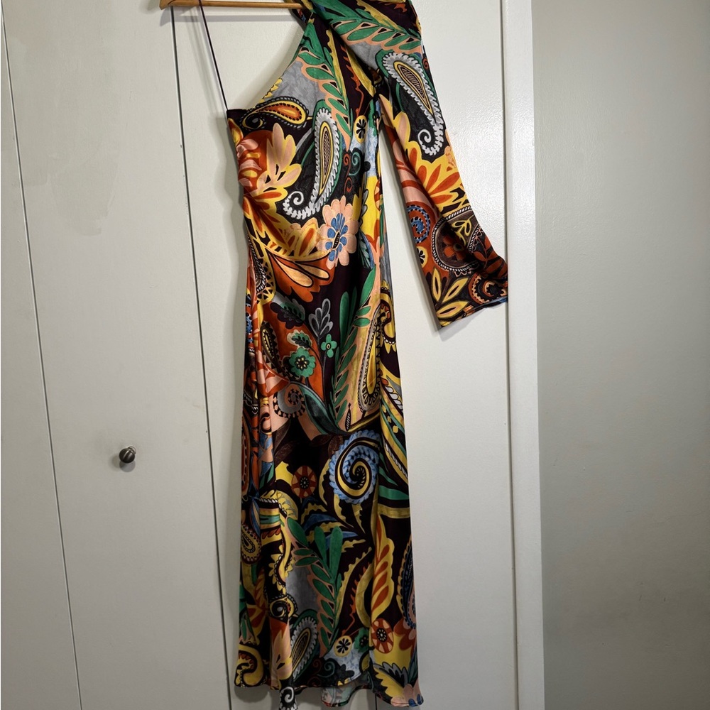 Multicolor Paisley Maxi Dress
